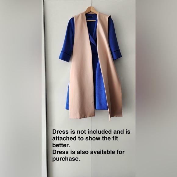 Rica Mare (Ukraine) Beige Cardigan, one size - Picture 1 of 8